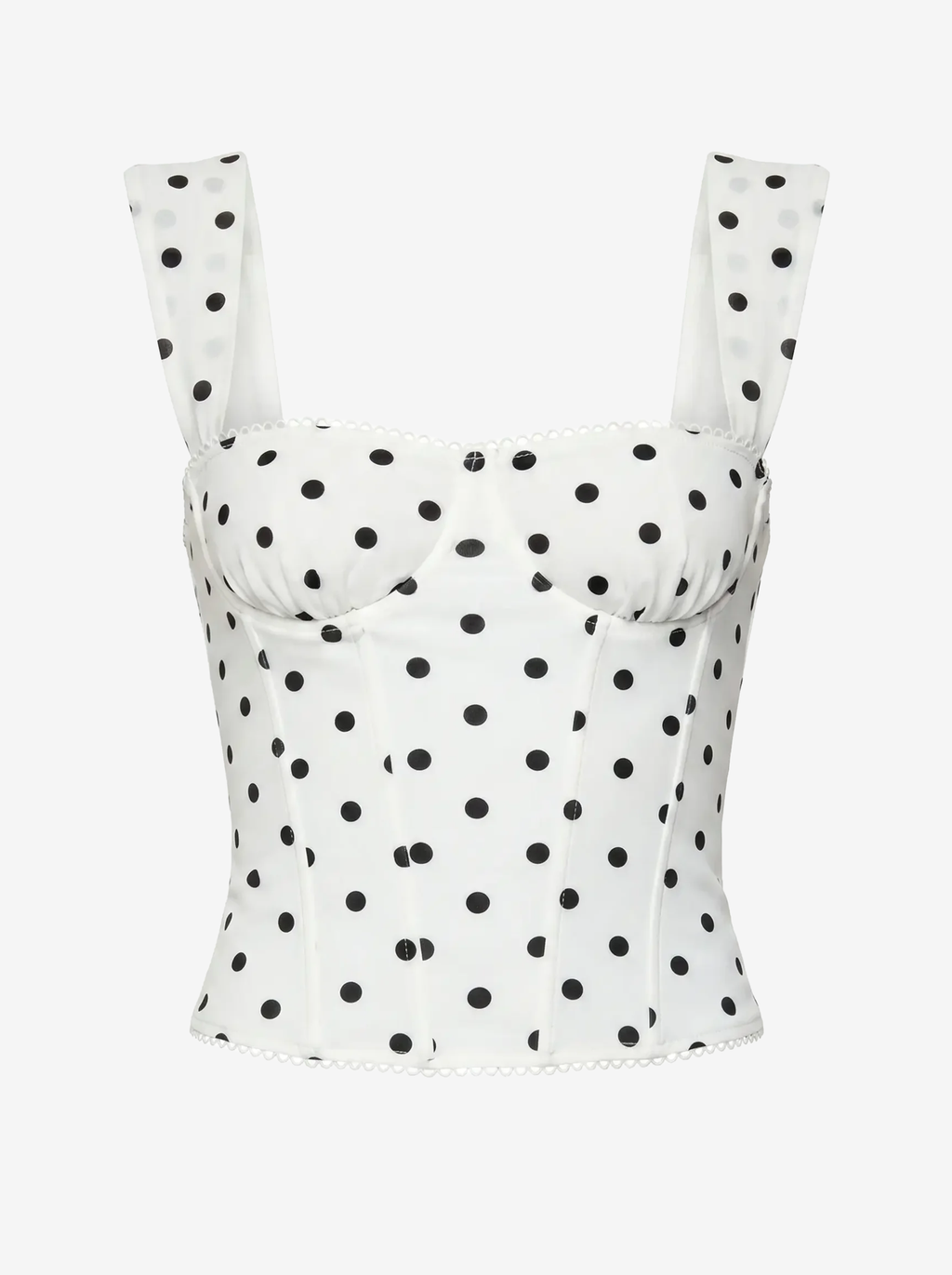 Corset à pois